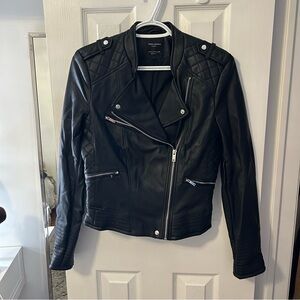 Zara Women's Black Leather Jacket